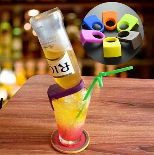 4 Stück Bier-Clips Für Gläser – Praktische Halterung Für Cocktail & Bier