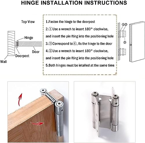 Pengfei Cafe Door Swinging Door Pine Wood Saloon Door Includes Hinges For Kitchen Shop Entrance Partition Pub thumb #6