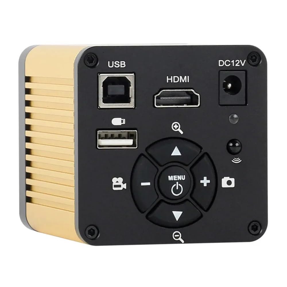 Zestaw akcesoriów do mikroskopu 40 MP 4K mikroskop cyfrowy 500X obiektyw z mocowaniem C HDMI USB kamera mikroskopowa do naprawy telefonu lutowania szkiełek mikroskopowych