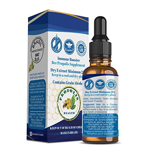 Propolis Health - Bee Propolis Capsules Plus Bee Propolis Tincture Best Combination Of Green Propolis Extract #TOP7