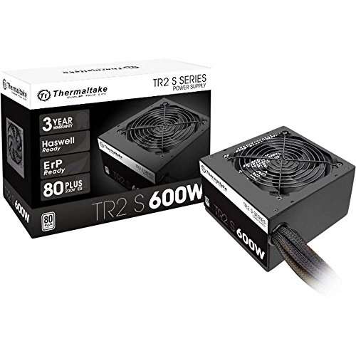 Thermaltake TR2 Series 600 W 80 Plus Certified Active PFC Power Supply Unit - Black