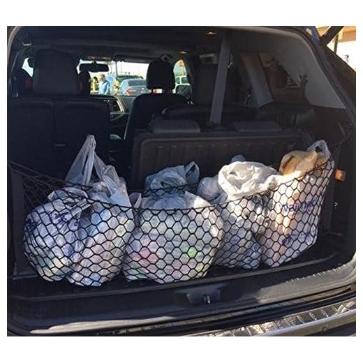 POZEL Envelope Style Trunk Rear Cargo Net Organizer for Toyota 4Runner (2003-present)