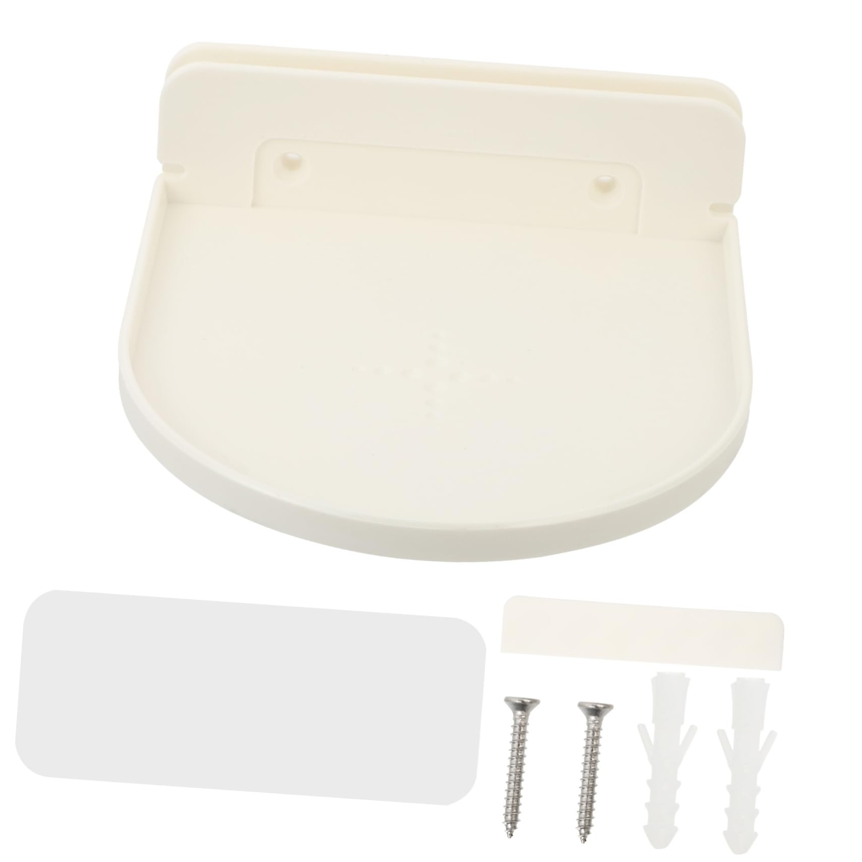 WOONEKY 3 Piezas Soporte Para Altavoz Inteligente Soporte De Almacenamiento De Pared Material Abs Diseño Silencioso Carga Conveniente Configuración Rápida