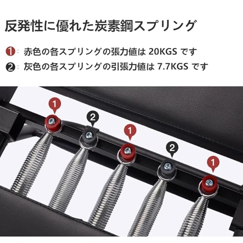 WJW ピラティスマシン, 自宅用 折りたたみ式 ピラティスリフォーマー コアベッド トレーニングマシン の商品画像 5