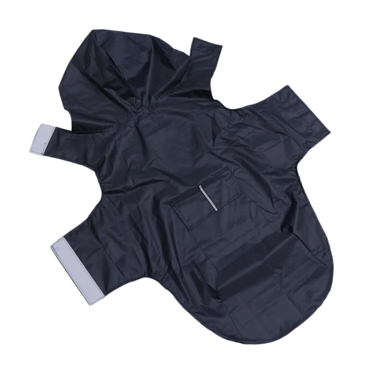 SUPVOX 3pezzi Cappotto Riflettente Per Cani Con Cappuccio Abbigliamento Per Animali Domestici Protezione Completa Colore Nero