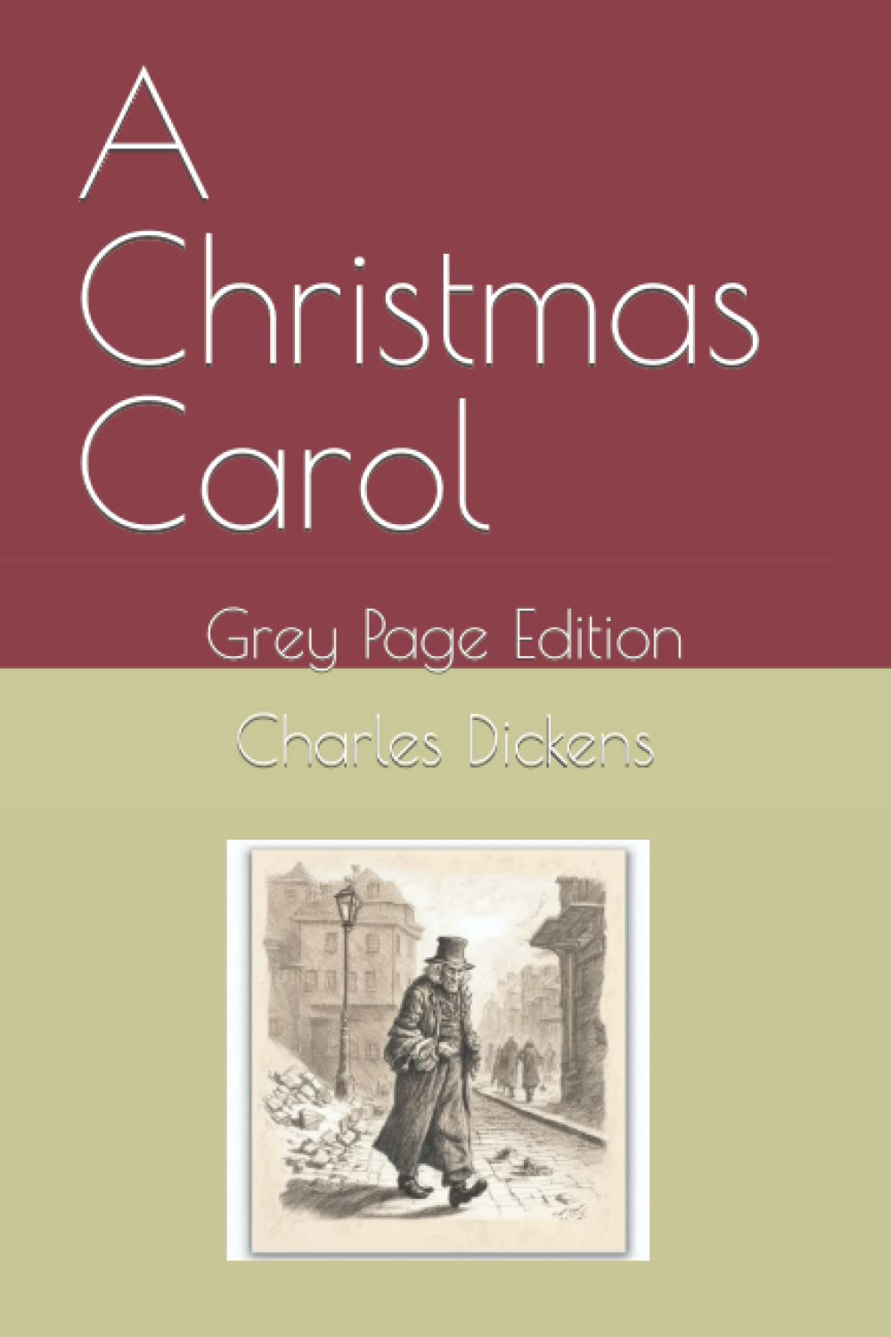 A Christmas Carol: Grey Page Edition (Dyslexia Friendly)