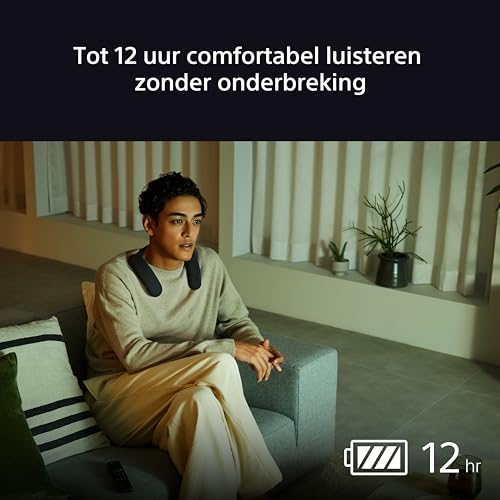 Sony BRAVIA Theatre U - Dolby Atmos® nekbandspeaker, Bluetooth®, Multi-pair connectie, PS5 gaming functie, 360 Spatial Sound Personaliser - Afbeelding 3