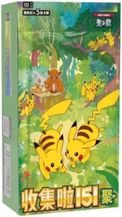 Chinese BaoKeMeng TCG: Collect 151 Gather Standard Slim Booster Box Simplified Chinese [15 Packs PER Box]