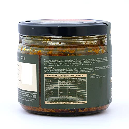 Image of Two Brothers Organic Farms Indian Hog Plum Pickle (300 G)
