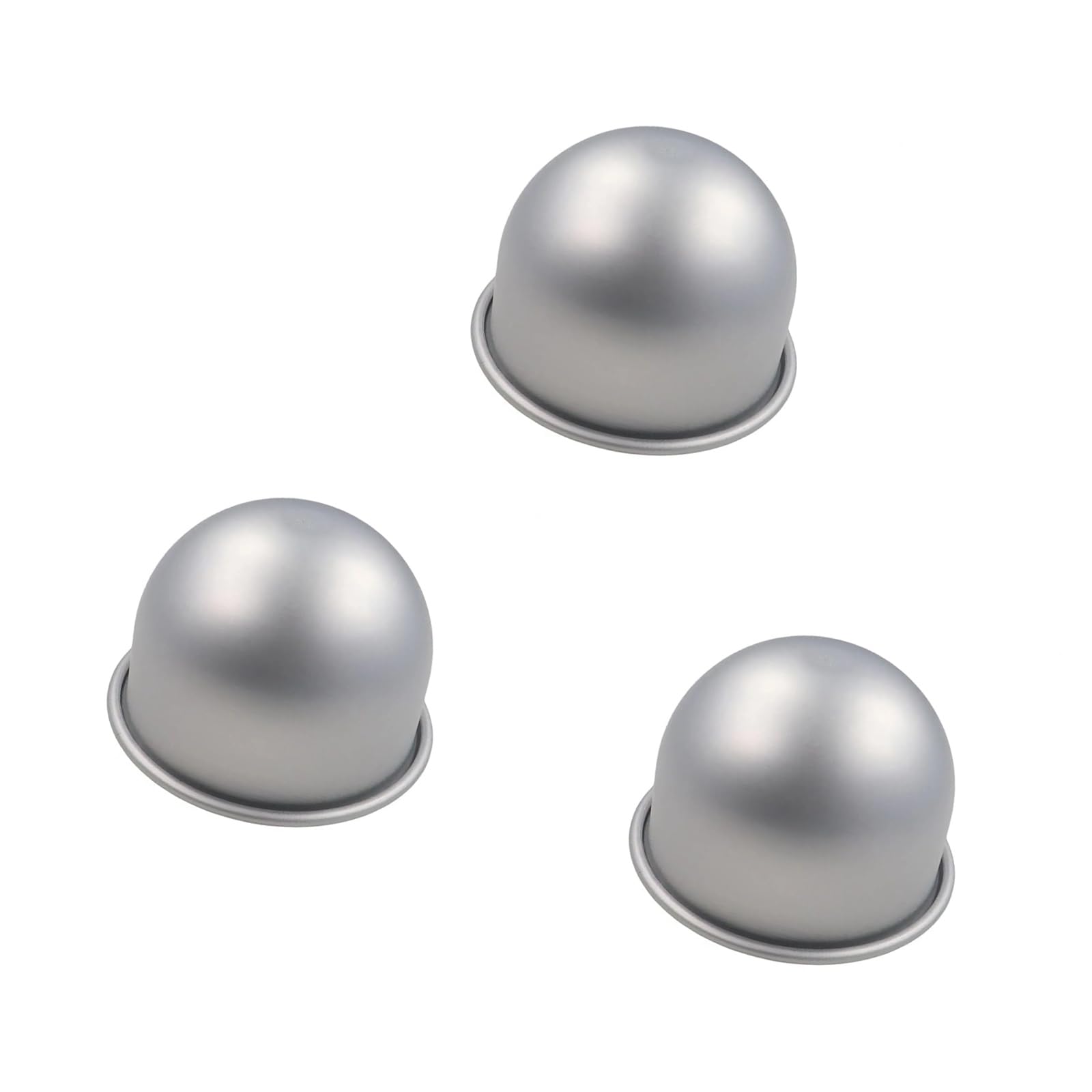 NEWFT Half Sphere Cake Baking Mould Efficient Nonstick Aluminum Cupcake Maker For Oven And Kitchen Use