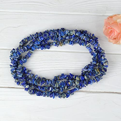 Image of Reiki Crystal Products Certified Natural Crystal Stone Chip Mala Necklace Collection for Men & Women, Reiki Energized Gemstone Jewellery for Meditation, Yoga, Spiritual Styling & Everyday Wear, Multiple Stone Variants