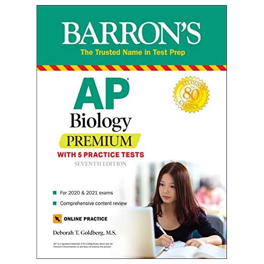 AP Biology Premium: With 5 Practice Tests (Barron's Test Prep)