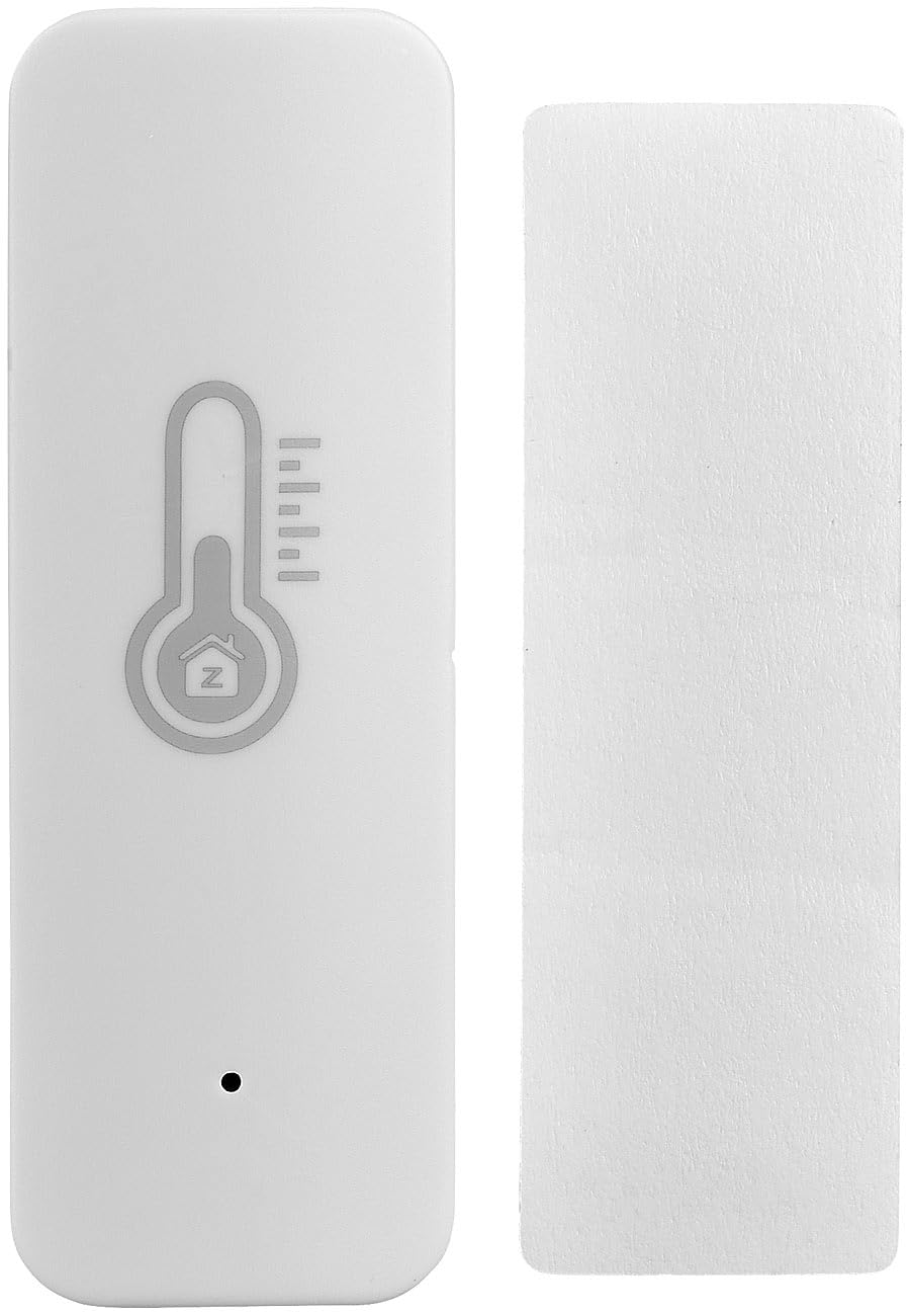 Luminea Home Control Smart Home Thermometer: 4er-Set ZigBee-Temperatur- & Luftfeuchtigkeits-Sensoren mit App (Temperatur Datenlogger, Smart Home Thermometer ZigBee, Infrarotheizung)