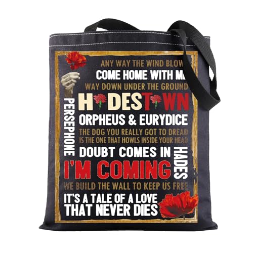 BWWKTOP Orpheus Musical Tote Bag Orpheus Gifts Musical Merchandise Eurydice Theatre Shoulder Bag