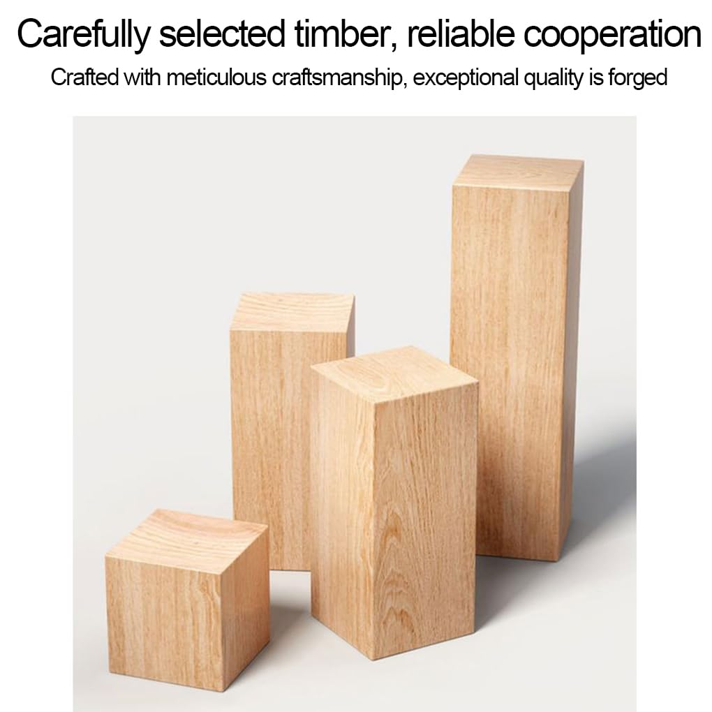 4 teiliges Mahjong Rack aus Holz mit Schiebern, poliert, ohne Zubehör, gelbes Holz, Mahjong Rack mit