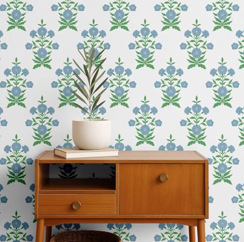 Papier peint vinyle de qualité supérieure marigold blanc texturé style asiatique S4Sassy