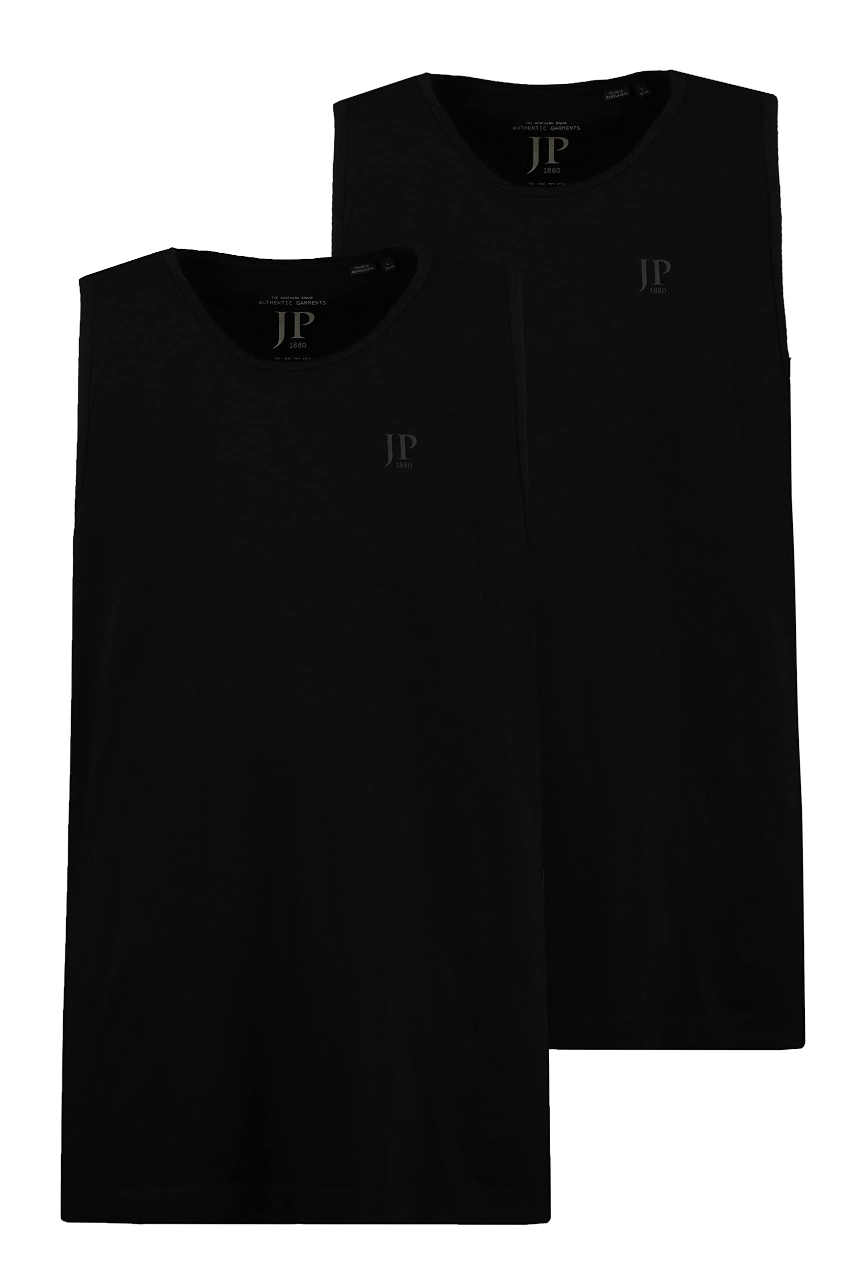 JP 1880 Men's Tank Top DP Tank Top, Medium Grey Melange, 8XL
