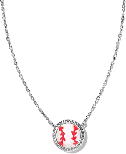 Kendra Scott Baseball Short Pendant Necklace, Fashion Jewelry for Women