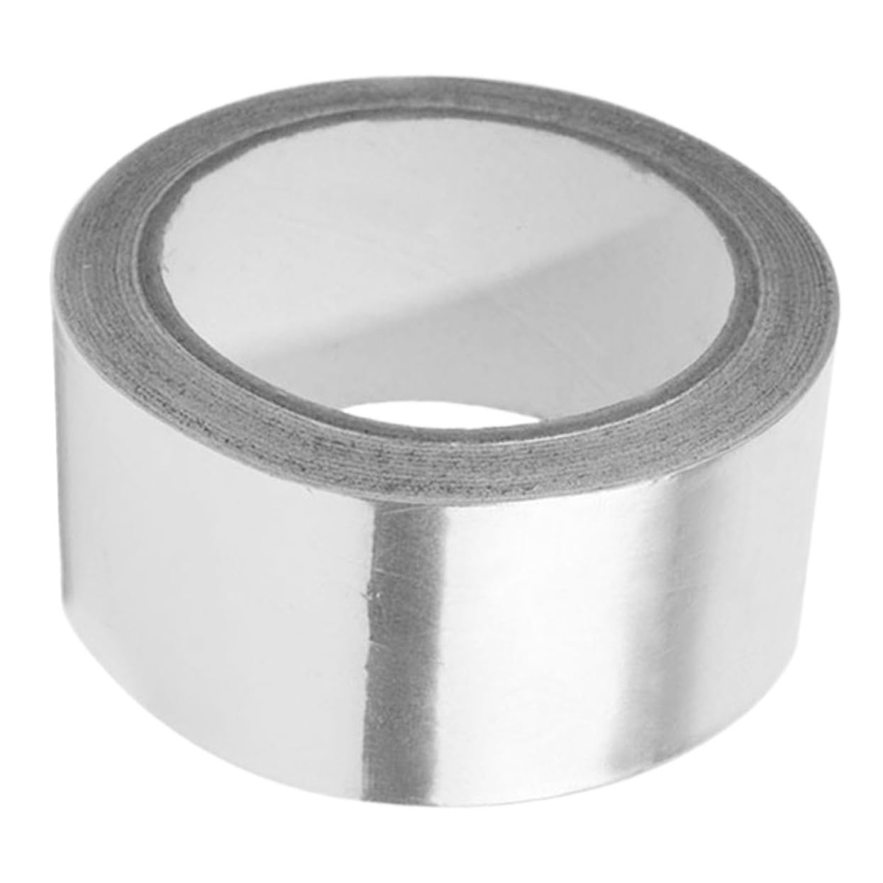 UKCOCO 5rollos Cinta De Aluminio Conductiva Para Aislamiento Térmico y Sellado Adhesiva De Alta Temperatura Para Ductos y Tuberías Para Aplicaciones Eléctricas y Proyectos De Hvac