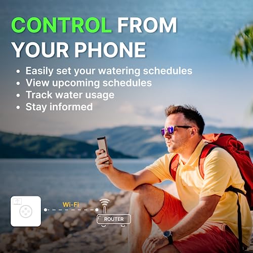 ImoLaza ET Master 4 Gen Smart Sprinkler Controller: Upgraded 6-Zone WiFi Irrigation Controller with Automated Watering, App Control, Smart Weather Skips and Fault Alerts - Image 4