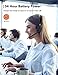 TaoTronics Trucker Bluetooth Headset with Microphone, Wireless Cell Phone Headset Noise Cancelling Mic, On Ear Bluetooth Headphones Bluetooth 5.0 34H for Home Office Online Class PC Call Center Skype