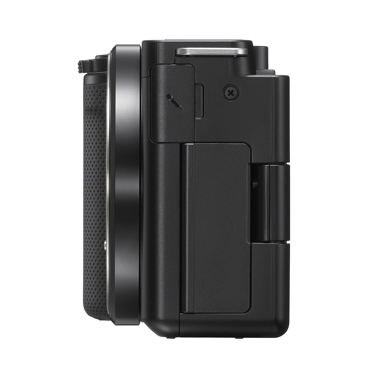 Sony Alpha ZV-E10 - APS-C Interchangeable Lens Mirrorless Vlog Camera Kit - Black: Black Base w/ Mic ECM-S1