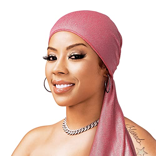 Red by Kiss X Keyshia Cole Glitter Wrap Scarf, Soft and Lightweight 58