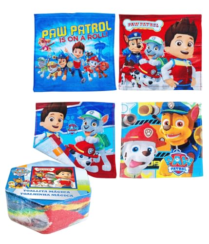Paw Patrol magische Handtücher 30x30 cm