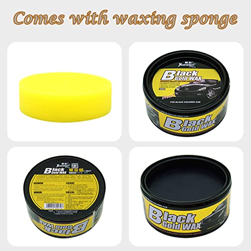 Elepure 44102022 Black Gold Car Wax With Pad Solid Auto Carnauba Cars Care Polish Cleaner Waxing Repair Scratches Ceramics Coating thumb #1