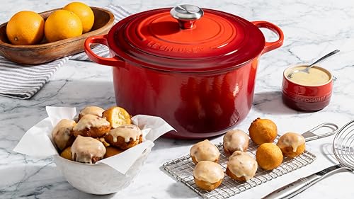 Image of Le Creuset Enameled Cast Iron Signature Deep Round Oven, 6.5 qt., White