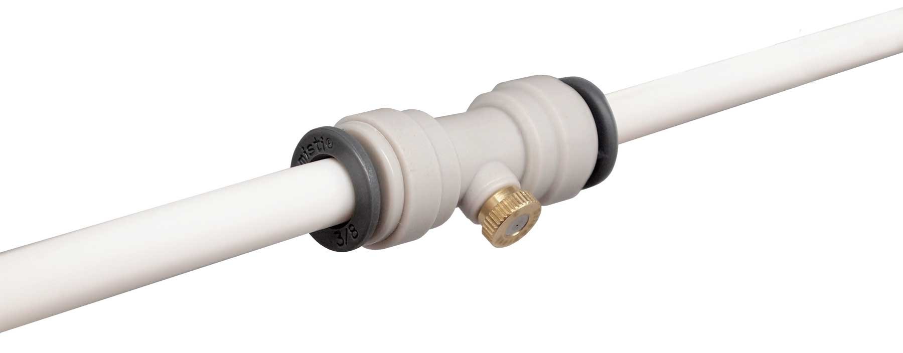 Drip&Fresh Rollo de tubería Blanca con Tratamiento Anti UV, 10 m, Multicolor, 1x1x1 cm, C5108-10