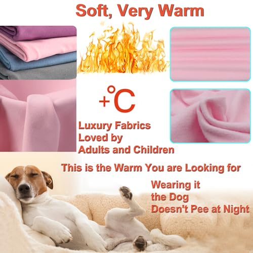 HuaLiSiJi Dog Hoodie Dog Sweatshirt Warm and Lightweight, With a Soft Texture, Elasticity Easy to Wear and Bright Colors (Pink, M) - Image 2