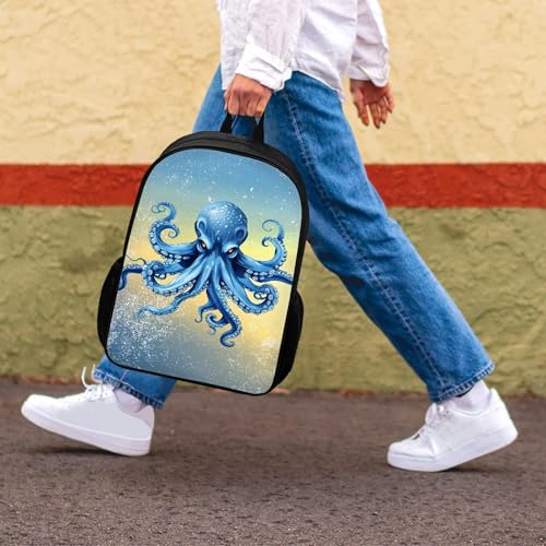 Kids Backpack Print School Bookbag Travel bag for Elementary Students Teens Girls Boys (Octopus) 7
