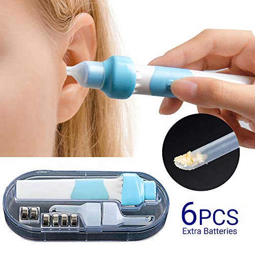 Ear Wax Vacuum, Ear Wax Removal Kit, Ear Wax Removal Tool, Earwax Removal Kit with LED Light to Help Your Family