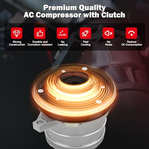 Image of cciyu Air Conditioning Compressor Fit for Buick Commercial Chassis
