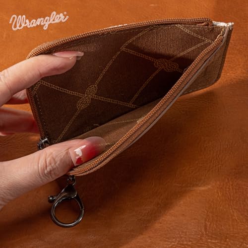 Image of Wrangler Western Card Wallet for Women Aztec Credit Card Holder for Women