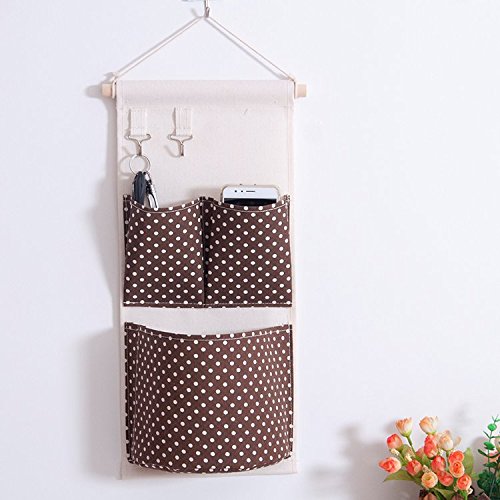 BranXin Wall Hanging Storage Bags Organizer Linen Closet Hanging