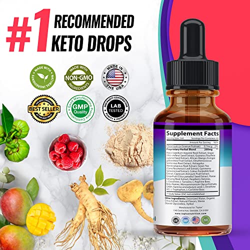 Toplux KEVIN-THOBIAS-OWNED-0132 Keto Diet Drops Weight Loss Ketogenic Supplement - Premium Fat Burner Formula To Boost Metabolism thumb #6