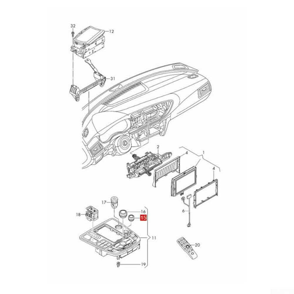 S6 and Models Volume Adjustment Knob Cover Protects Against Scratches, Fits 2013 2018, as picture show - Image 4