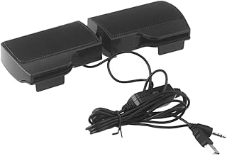 UKCOCO Computer Speaker Home Speaker PC Speakers for Desktop Computer Speakers for Laptop Speakers for PC Portable Speaker Desktop Speaker Multi-purpose Speaker Creative Speaker Black Abs