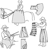 Suitability 6500 Sidesaddle apron, Driving apron, & Riding Skirt Sewing Pattern