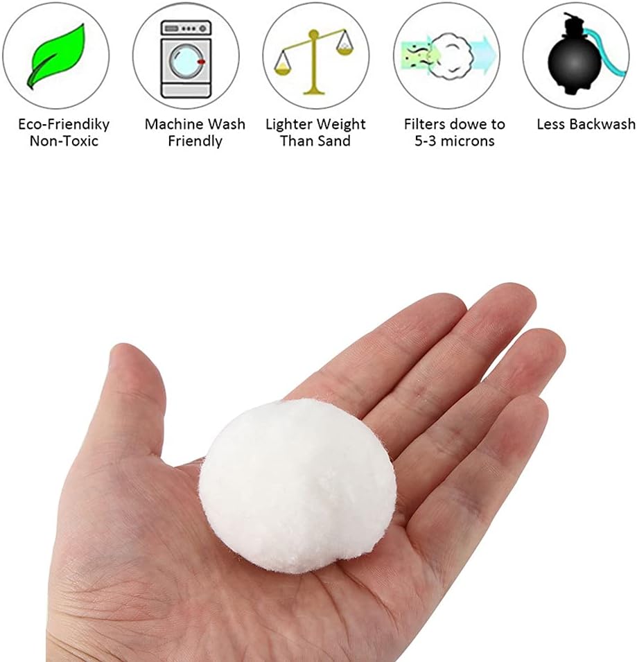 LCWDirect 700 g Filter Balls for Pool, Sand Filter Systems, Swimming