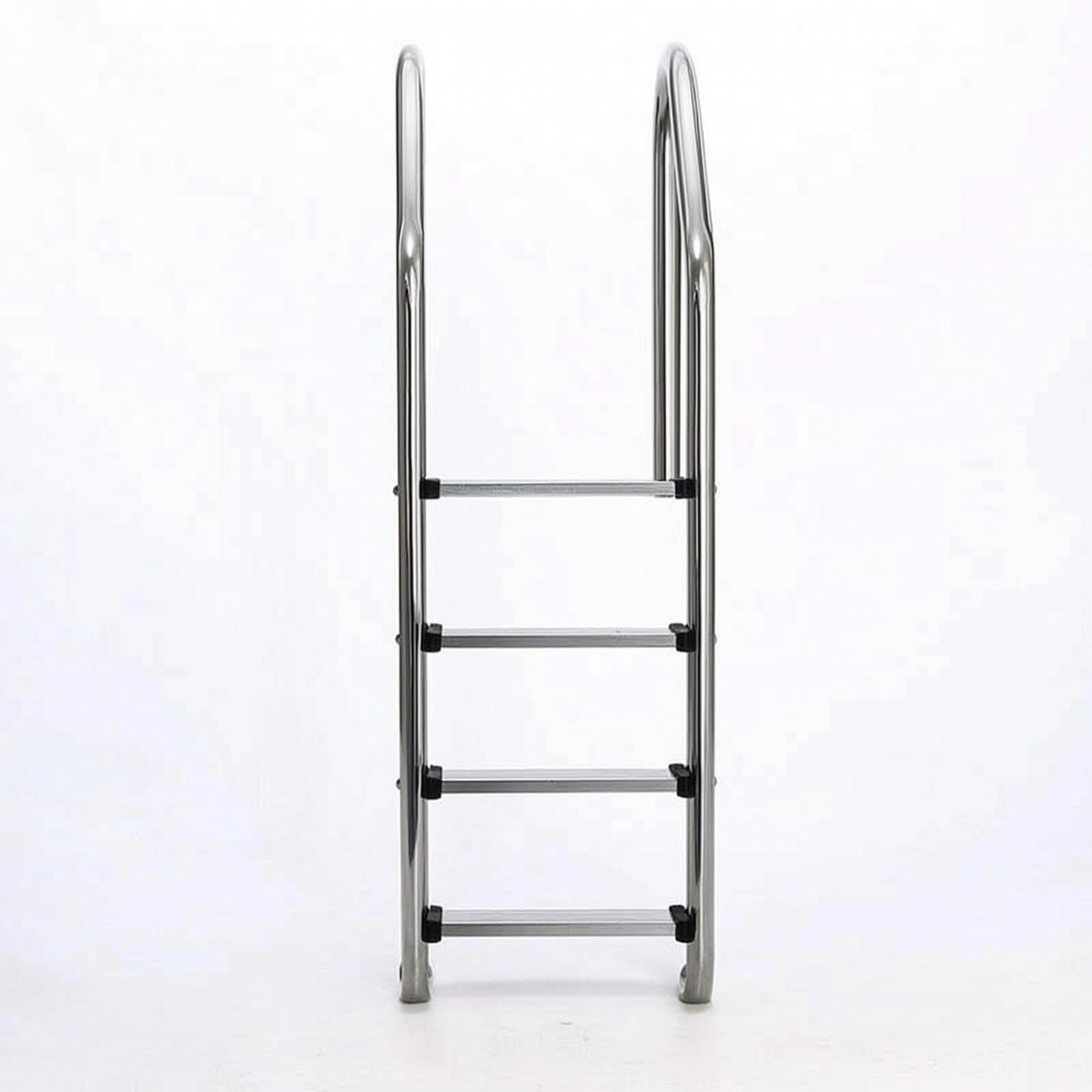 Polished Stainless Steel Pool Ladder Rust Resistant 4-Step Pool Ladder Non-Slip Heavy Duty for Swimming Pools, Spas, Level 4 Sl415|Pool Ladders & Steps|Home & Garden-image-30