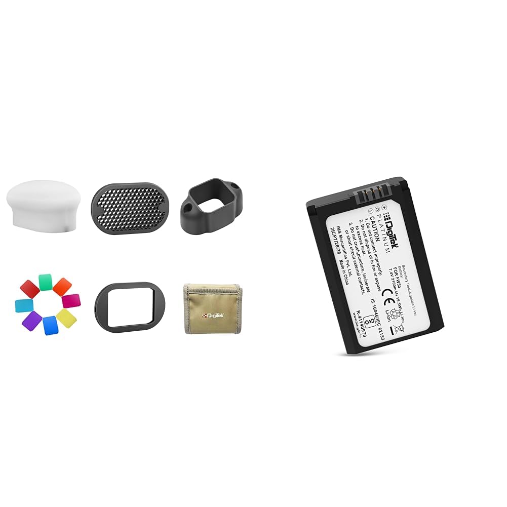 DIGITEK® (DFB 002) Professional Speedlight Flash Bot & Modifier Kit ...