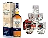  Talisker Port Ruighe + 6 Tumbler Single Malt Scotch Whisky 45,8% 0,7l Flasche