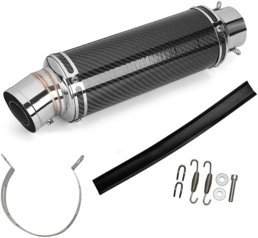 Amazon | Willthinleye 汎用60.5mm スリップオン サイレンサー