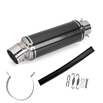 Amazon | Willthinleye 汎用60.5mm スリップオン サイレンサー