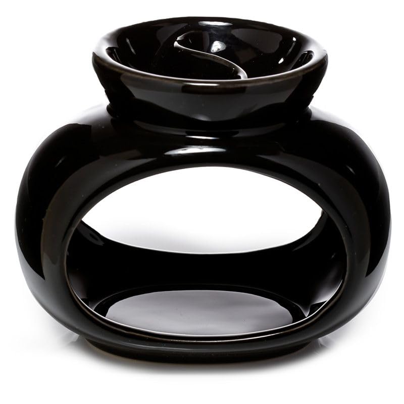 SWL Ceramic Oil & Wax Melt Burner | Essential Oil & Aroma Burner for Home Fragrance & Aromatherapy | Tealight Wax Melt Holder for Living Room, Bedroom & Gift Use