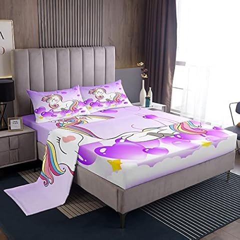 Parure de lit Loussiesd Licorne Cover