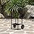 Indoor and Outdoor Patio Steel Firewood Log Carrier, Wood Rack Storage Stacking Holder, Black